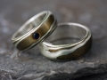 Mokume bronze silber 4web